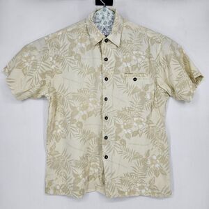Vintage McNeel Palmer Hawaiian Shirt Mens Large Floral Hibiscus AOP Short Sleeve